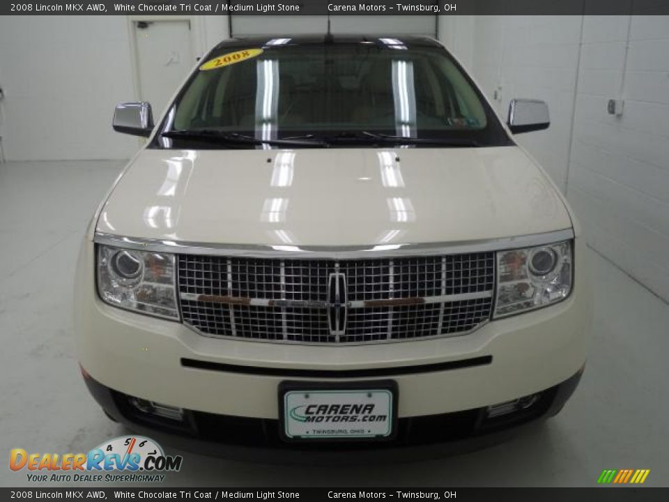 2008 Lincoln MKX AWD White Chocolate Tri Coat / Medium Light Stone Photo #9