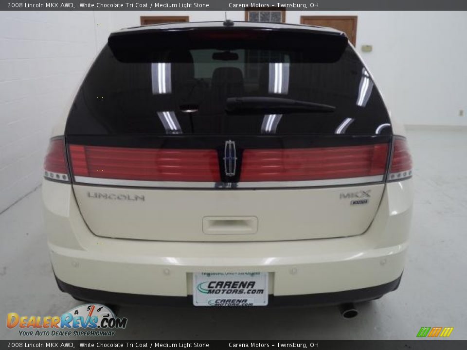 2008 Lincoln MKX AWD White Chocolate Tri Coat / Medium Light Stone Photo #12