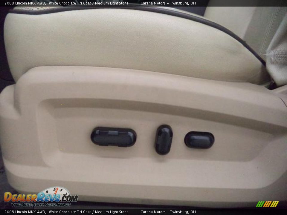 2008 Lincoln MKX AWD White Chocolate Tri Coat / Medium Light Stone Photo #15