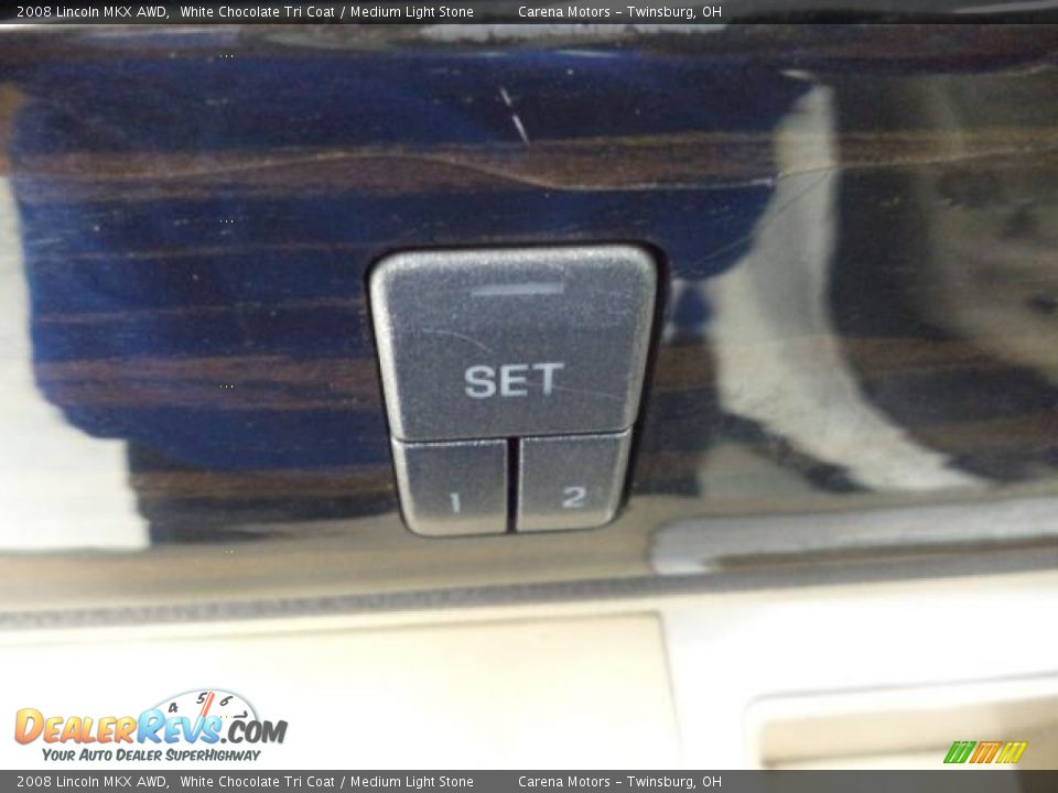 2008 Lincoln MKX AWD White Chocolate Tri Coat / Medium Light Stone Photo #17