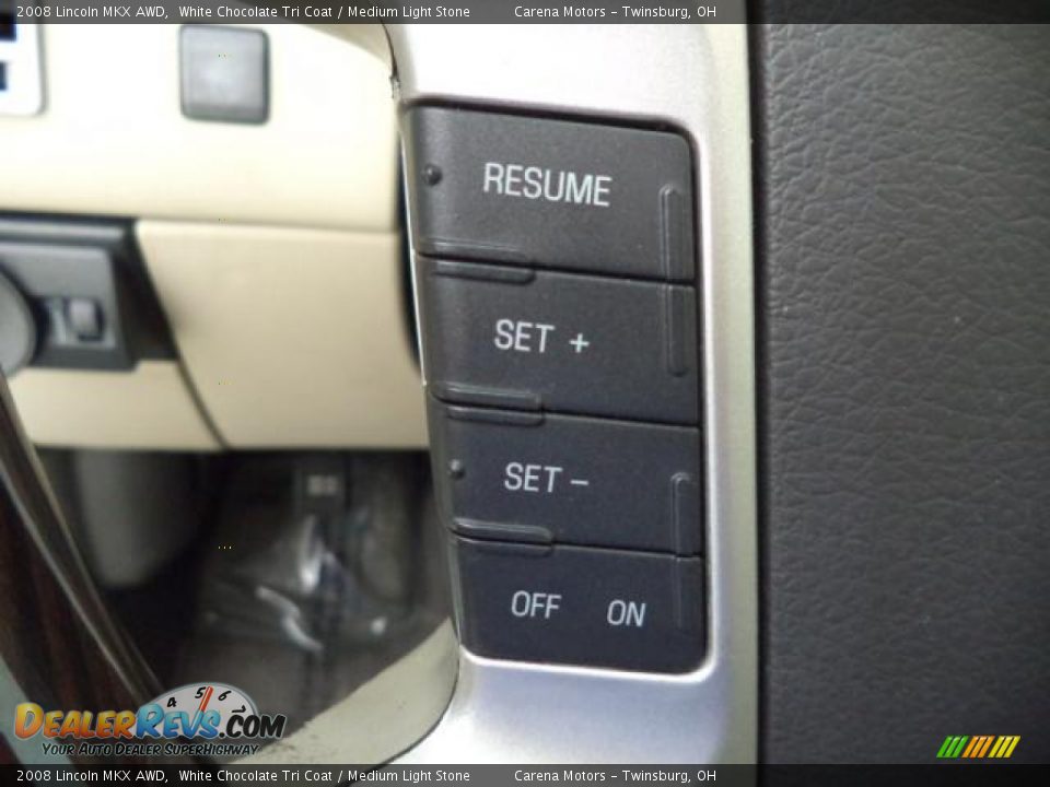 2008 Lincoln MKX AWD White Chocolate Tri Coat / Medium Light Stone Photo #19