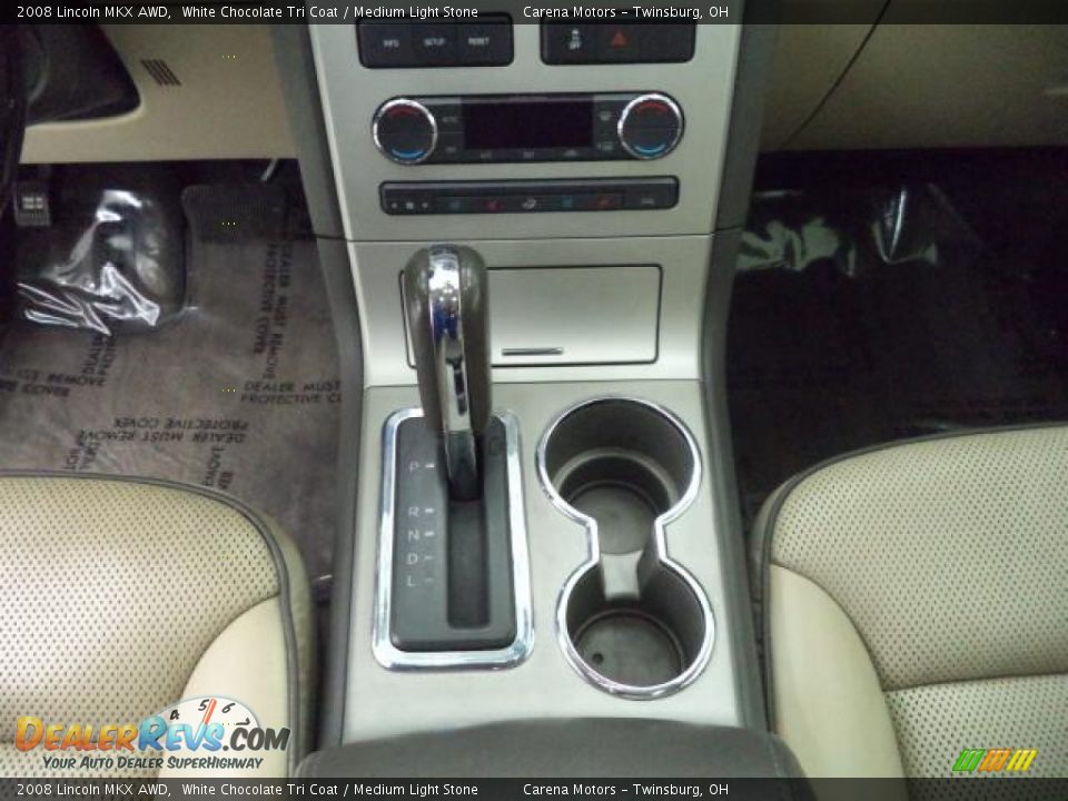 2008 Lincoln MKX AWD White Chocolate Tri Coat / Medium Light Stone Photo #21