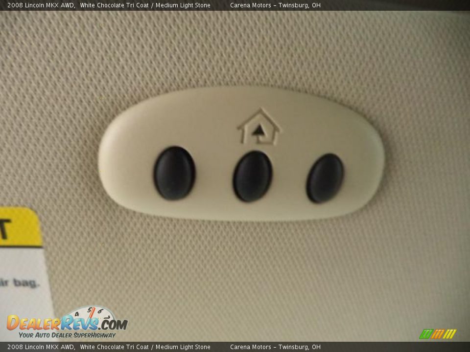 2008 Lincoln MKX AWD White Chocolate Tri Coat / Medium Light Stone Photo #22