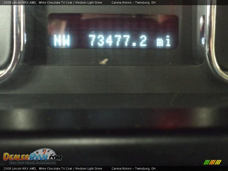 2008 Lincoln MKX AWD White Chocolate Tri Coat / Medium Light Stone Photo #23