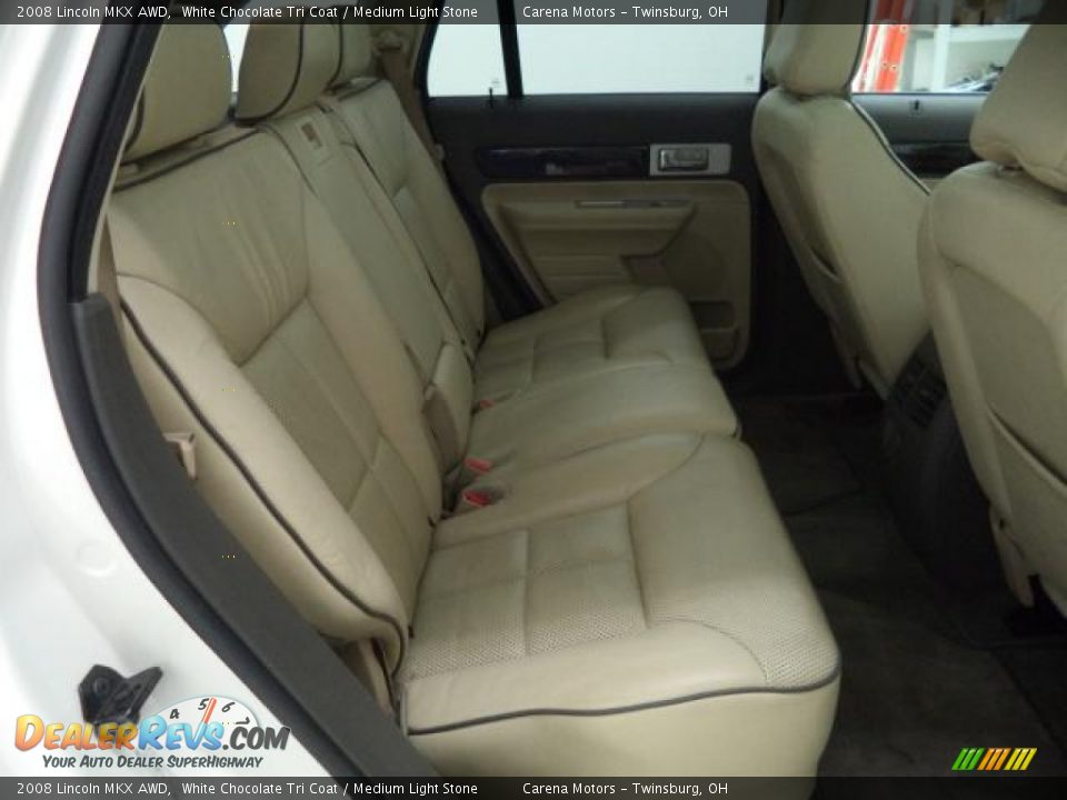 2008 Lincoln MKX AWD White Chocolate Tri Coat / Medium Light Stone Photo #27