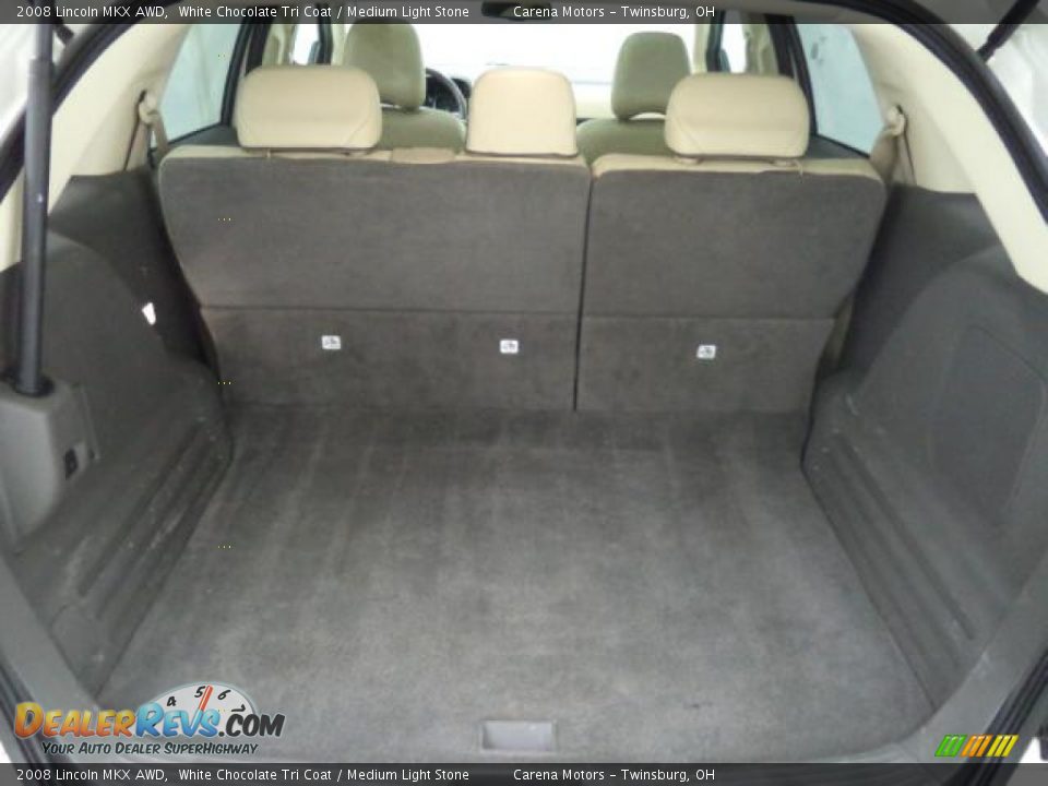 2008 Lincoln MKX AWD White Chocolate Tri Coat / Medium Light Stone Photo #30