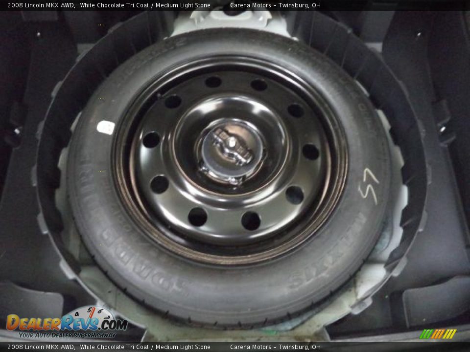 2008 Lincoln MKX AWD White Chocolate Tri Coat / Medium Light Stone Photo #31