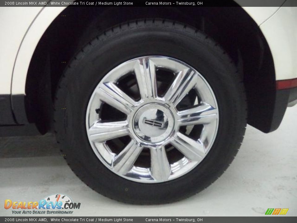 2008 Lincoln MKX AWD White Chocolate Tri Coat / Medium Light Stone Photo #34