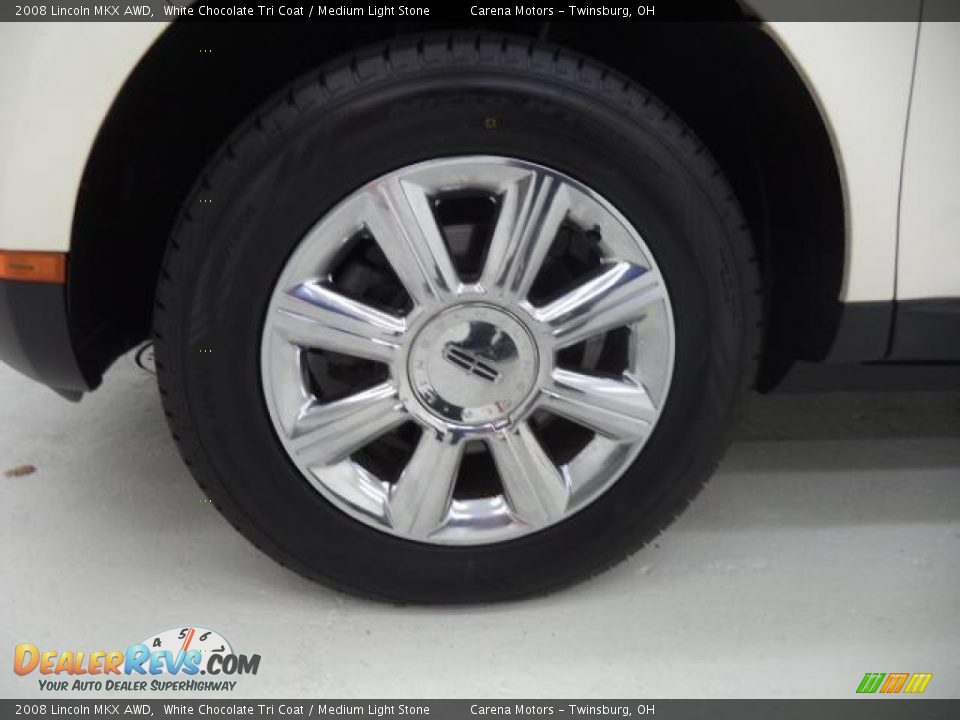 2008 Lincoln MKX AWD White Chocolate Tri Coat / Medium Light Stone Photo #35