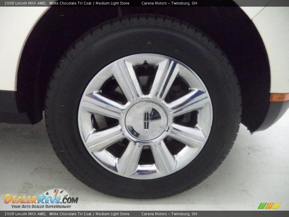 2008 Lincoln MKX AWD White Chocolate Tri Coat / Medium Light Stone Photo #36