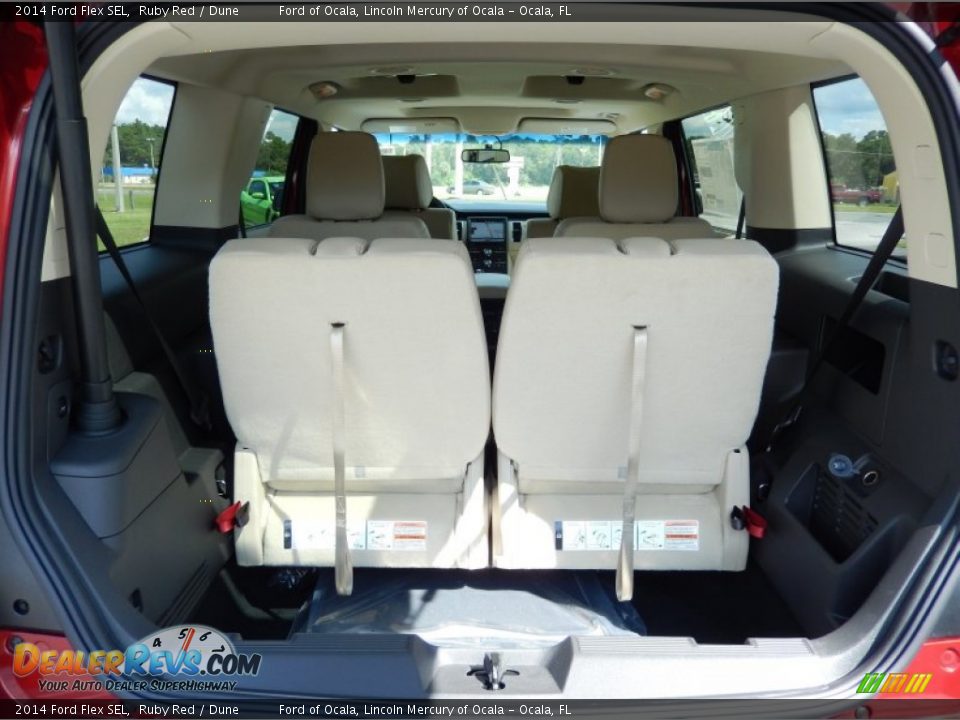 2014 Ford Flex SEL Ruby Red / Dune Photo #4