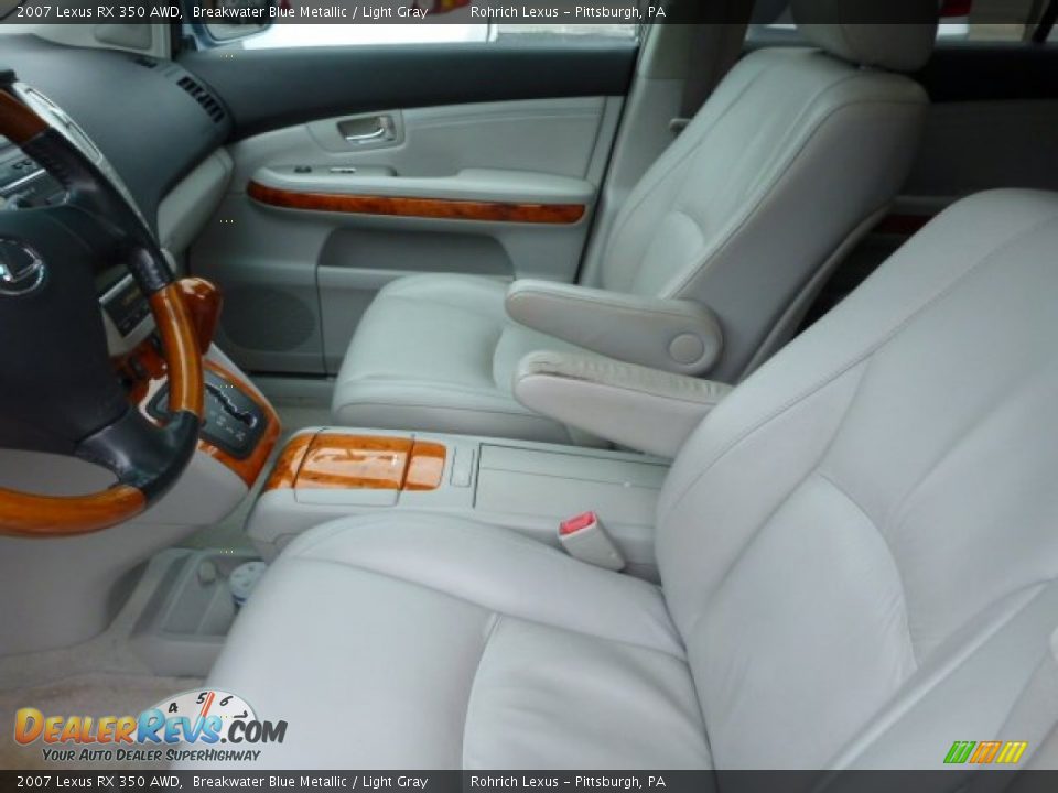 2007 Lexus RX 350 AWD Breakwater Blue Metallic / Light Gray Photo #4