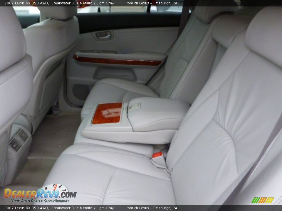 2007 Lexus RX 350 AWD Breakwater Blue Metallic / Light Gray Photo #5