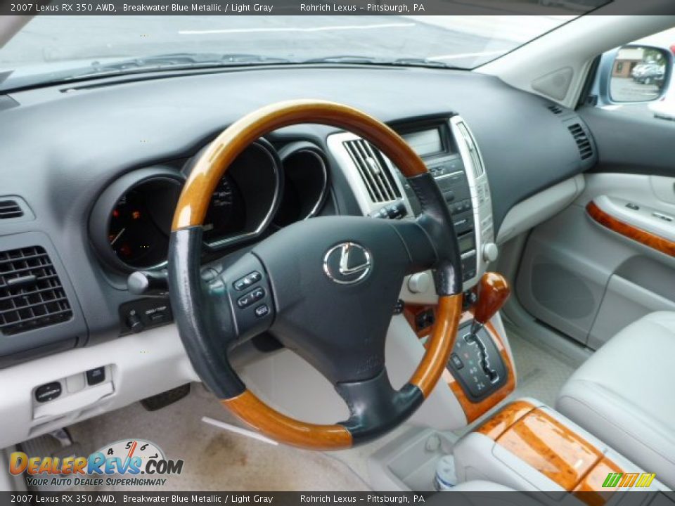 2007 Lexus RX 350 AWD Breakwater Blue Metallic / Light Gray Photo #6
