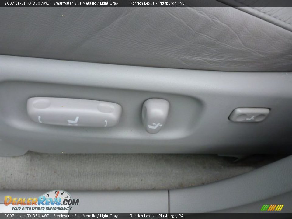 2007 Lexus RX 350 AWD Breakwater Blue Metallic / Light Gray Photo #17