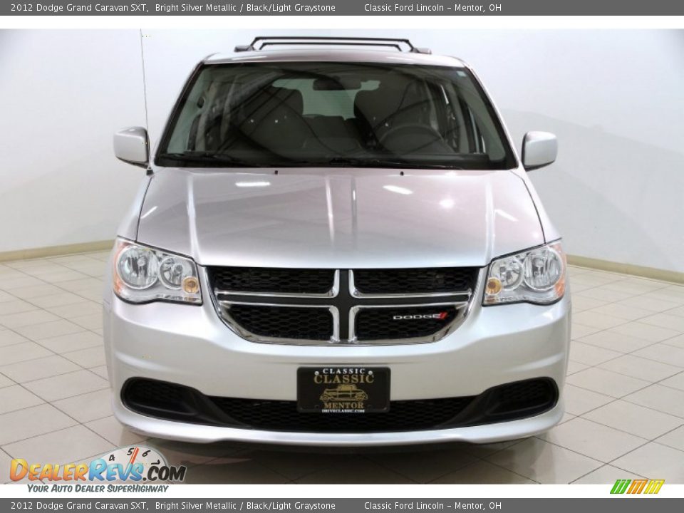 2012 Dodge Grand Caravan SXT Bright Silver Metallic / Black/Light Graystone Photo #2