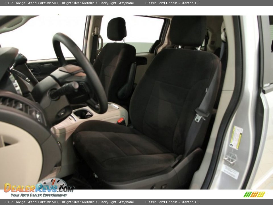 2012 Dodge Grand Caravan SXT Bright Silver Metallic / Black/Light Graystone Photo #6