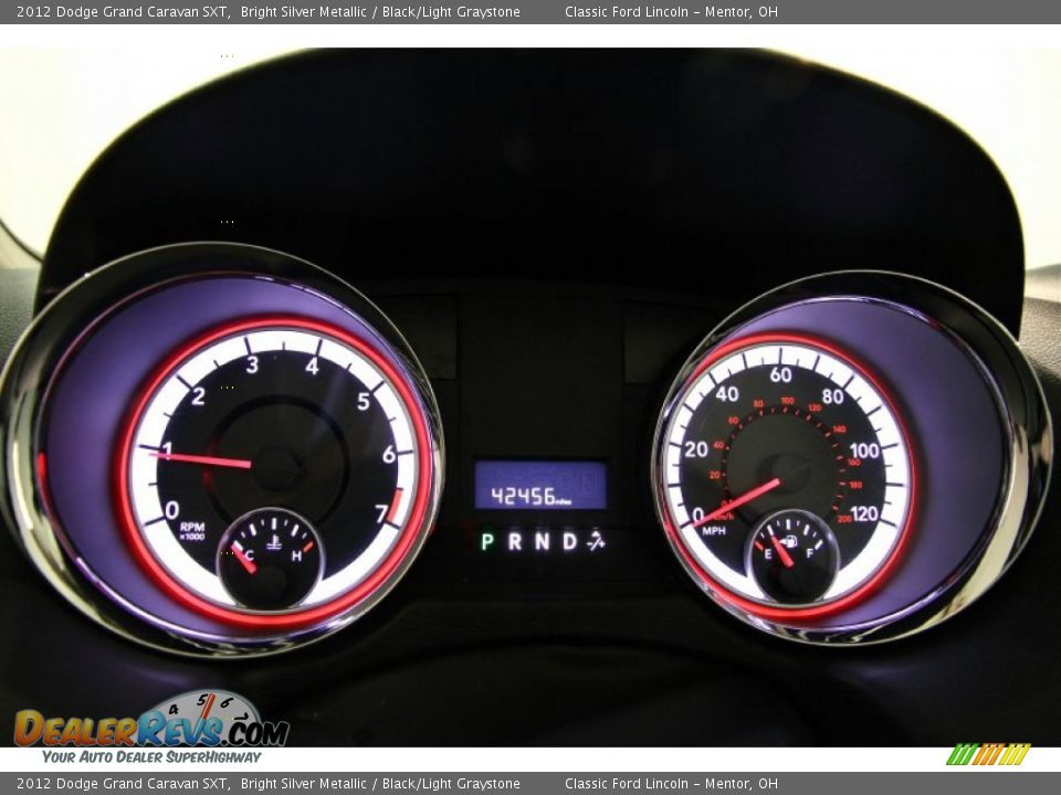 2012 Dodge Grand Caravan SXT Bright Silver Metallic / Black/Light Graystone Photo #8