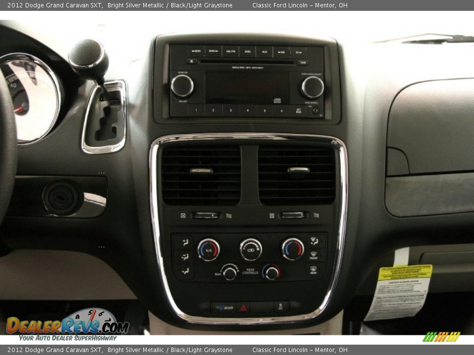 2012 Dodge Grand Caravan SXT Bright Silver Metallic / Black/Light Graystone Photo #9