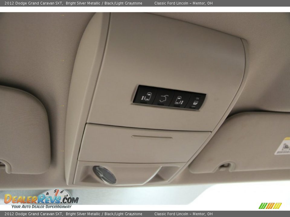 2012 Dodge Grand Caravan SXT Bright Silver Metallic / Black/Light Graystone Photo #17