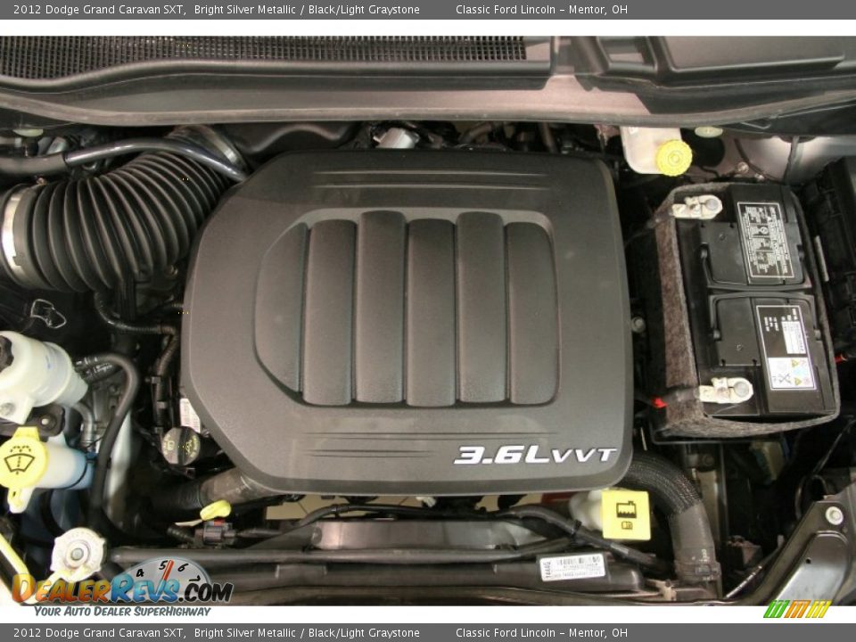 2012 Dodge Grand Caravan SXT Bright Silver Metallic / Black/Light Graystone Photo #27