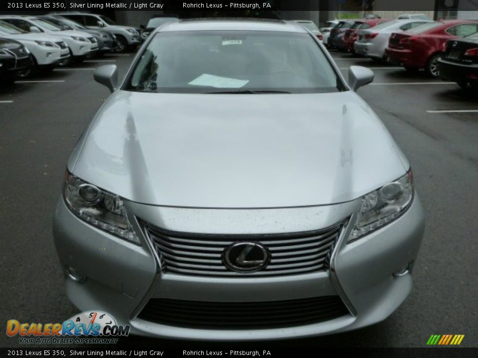 2013 Lexus ES 350 Silver Lining Metallic / Light Gray Photo #7