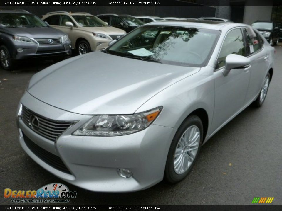 2013 Lexus ES 350 Silver Lining Metallic / Light Gray Photo #8