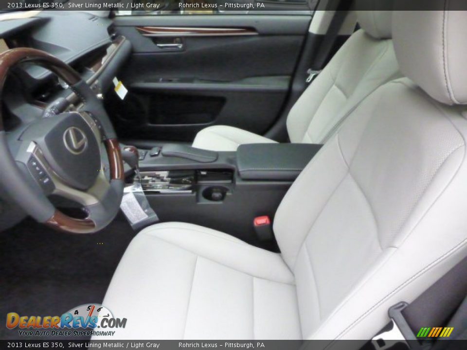 2013 Lexus ES 350 Silver Lining Metallic / Light Gray Photo #10