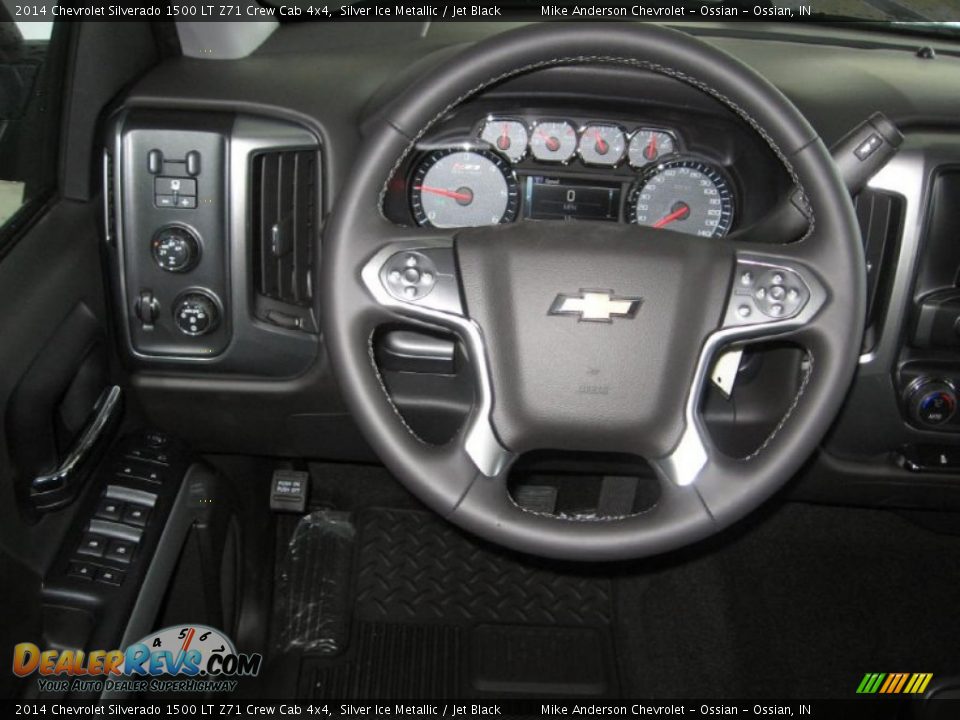 2014 Chevrolet Silverado 1500 LT Z71 Crew Cab 4x4 Silver Ice Metallic / Jet Black Photo #4