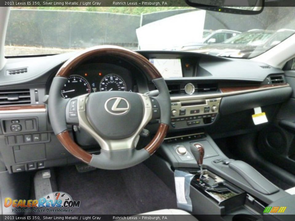 2013 Lexus ES 350 Silver Lining Metallic / Light Gray Photo #12