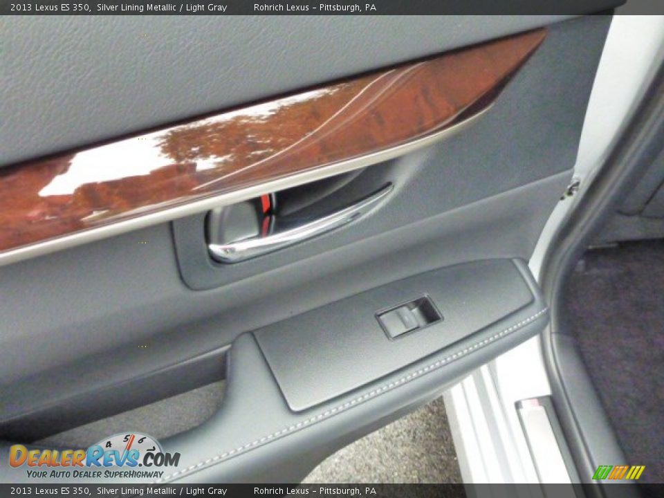 2013 Lexus ES 350 Silver Lining Metallic / Light Gray Photo #13