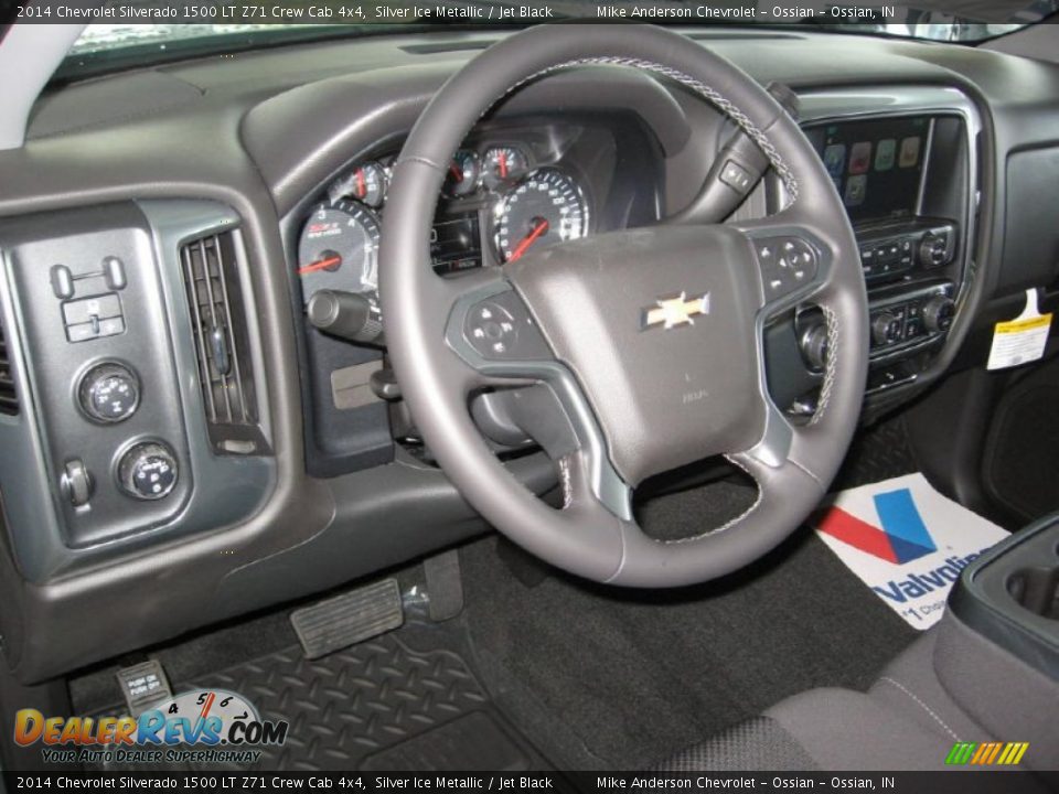 2014 Chevrolet Silverado 1500 LT Z71 Crew Cab 4x4 Silver Ice Metallic / Jet Black Photo #6