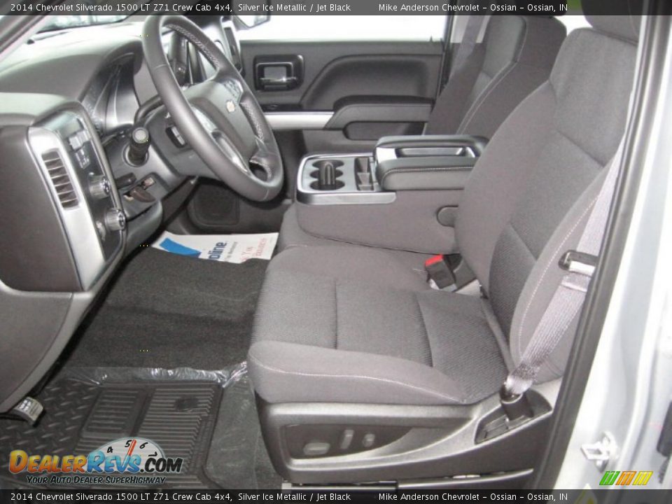 2014 Chevrolet Silverado 1500 LT Z71 Crew Cab 4x4 Silver Ice Metallic / Jet Black Photo #7