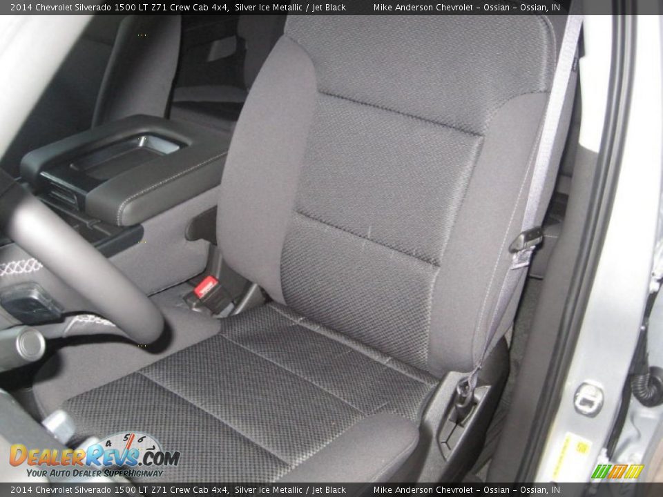 2014 Chevrolet Silverado 1500 LT Z71 Crew Cab 4x4 Silver Ice Metallic / Jet Black Photo #8