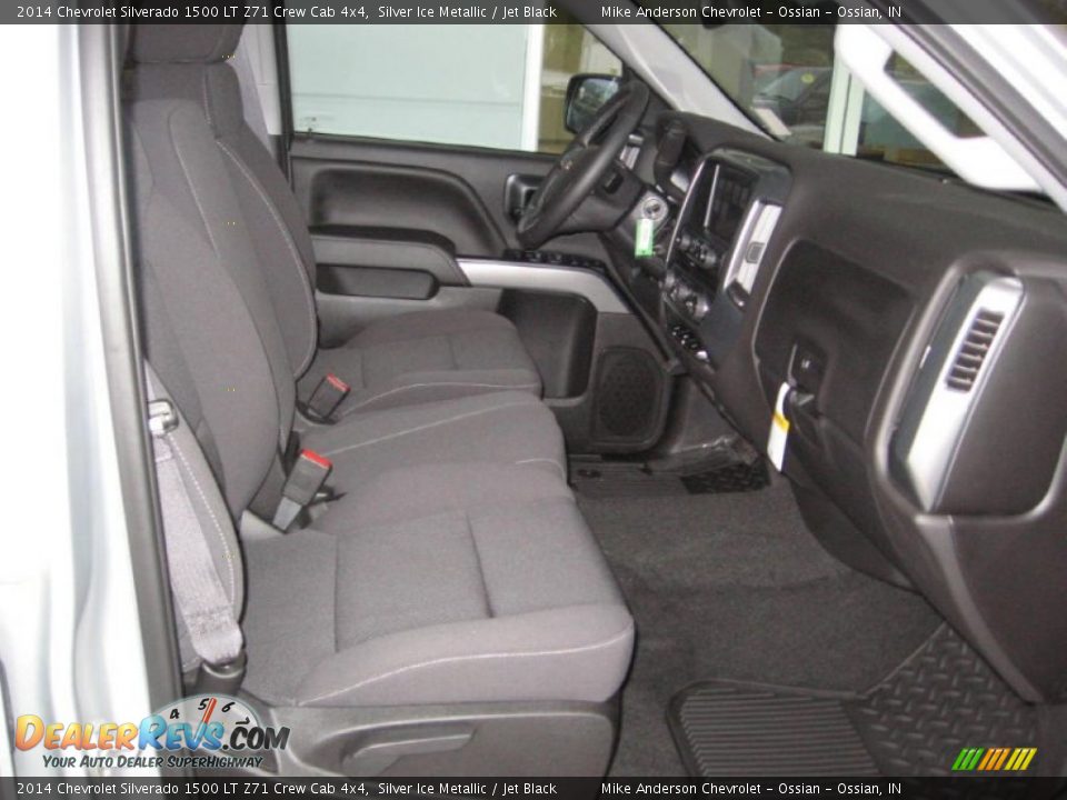 2014 Chevrolet Silverado 1500 LT Z71 Crew Cab 4x4 Silver Ice Metallic / Jet Black Photo #9