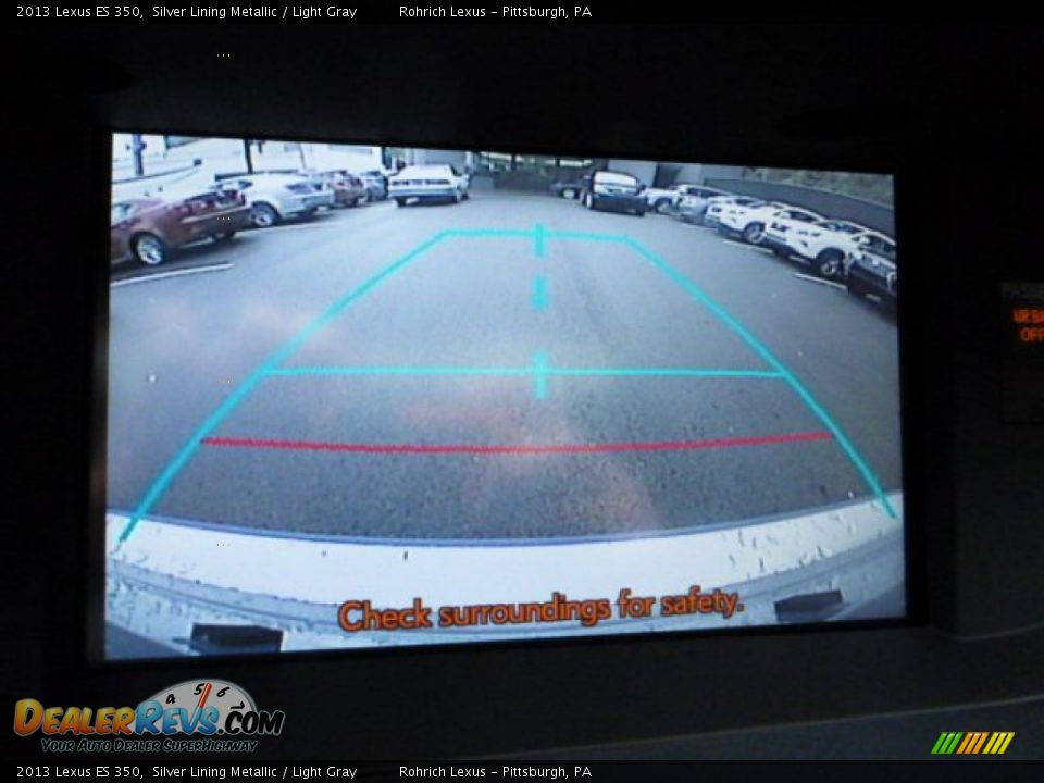 2013 Lexus ES 350 Silver Lining Metallic / Light Gray Photo #17