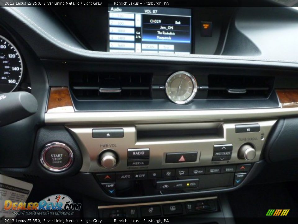 2013 Lexus ES 350 Silver Lining Metallic / Light Gray Photo #18