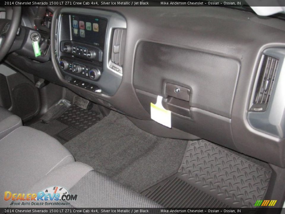 2014 Chevrolet Silverado 1500 LT Z71 Crew Cab 4x4 Silver Ice Metallic / Jet Black Photo #11