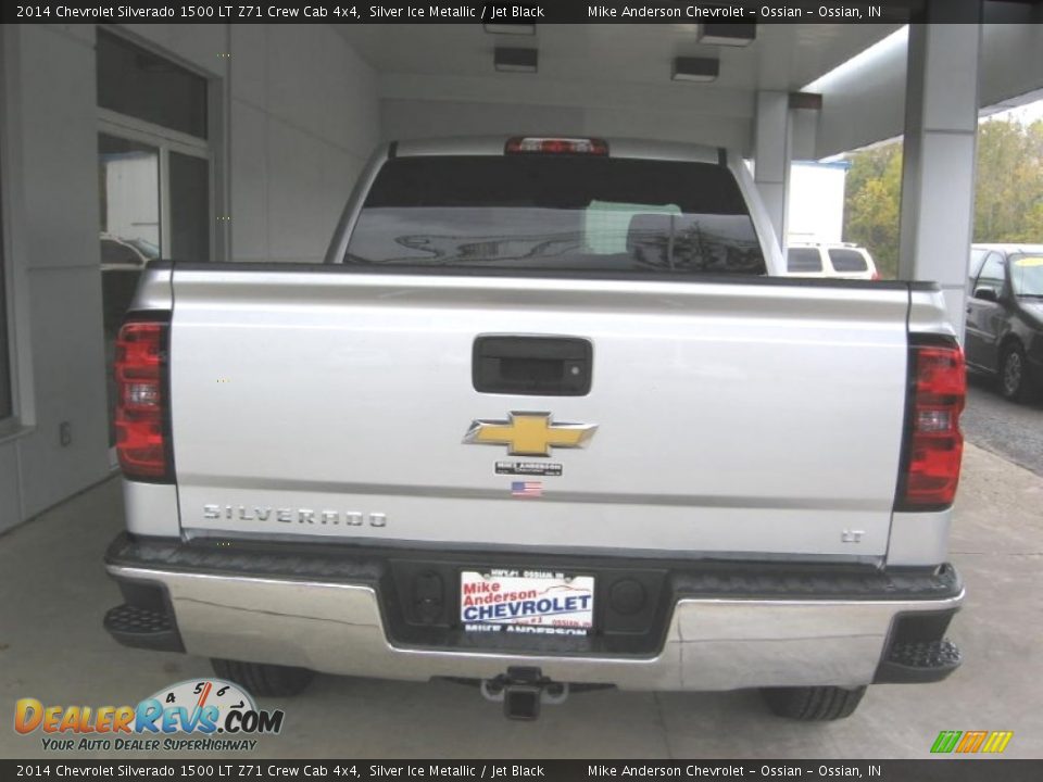 2014 Chevrolet Silverado 1500 LT Z71 Crew Cab 4x4 Silver Ice Metallic / Jet Black Photo #15