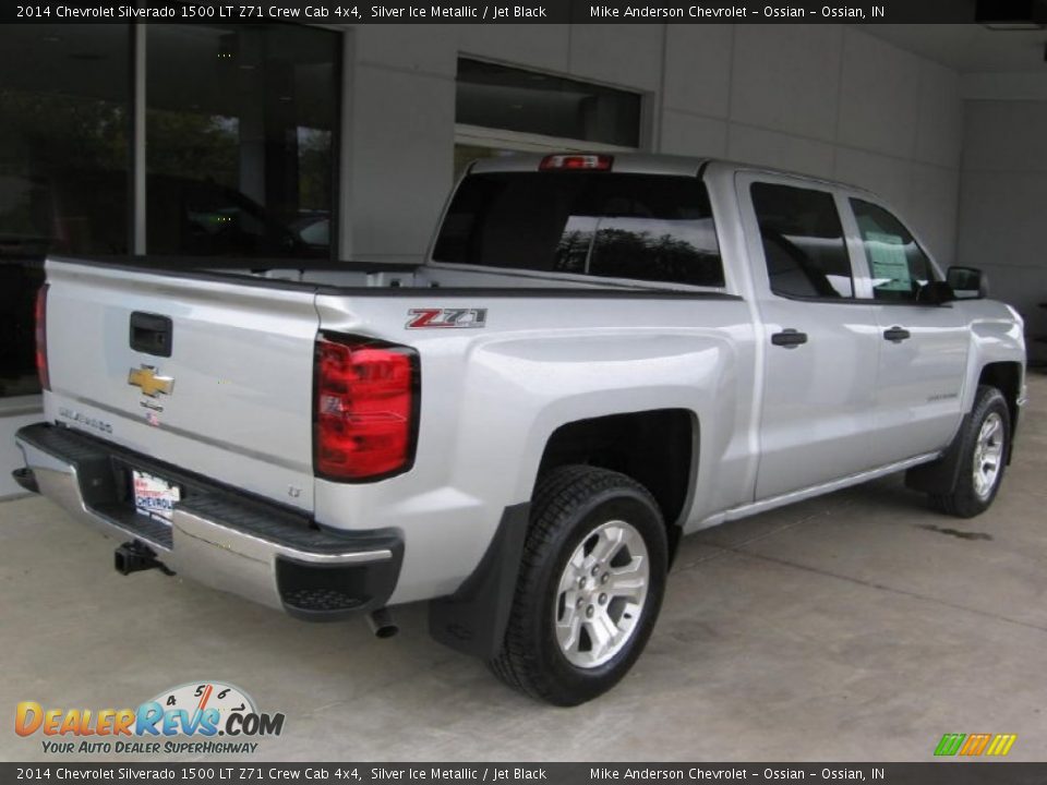 2014 Chevrolet Silverado 1500 LT Z71 Crew Cab 4x4 Silver Ice Metallic / Jet Black Photo #17