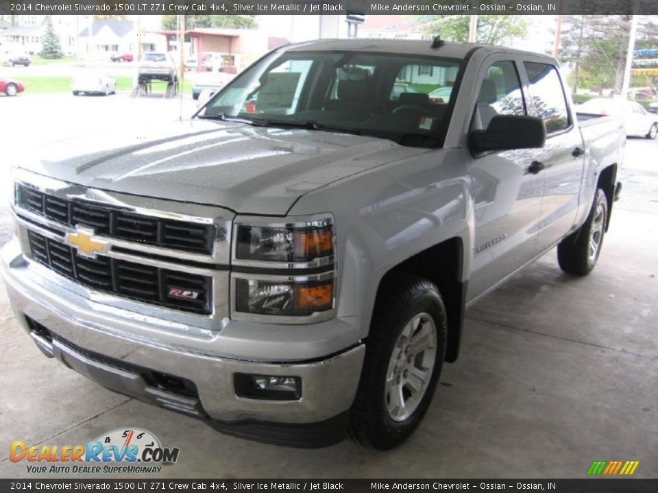 2014 Chevrolet Silverado 1500 LT Z71 Crew Cab 4x4 Silver Ice Metallic / Jet Black Photo #19