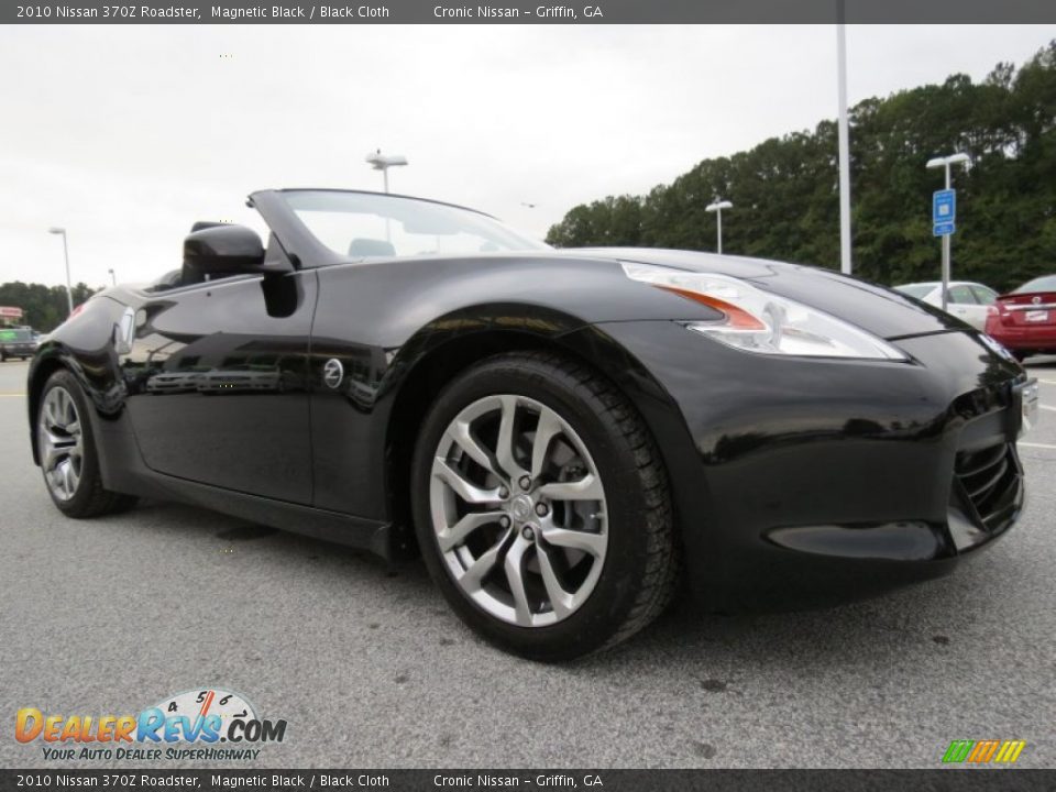 2010 Nissan 370Z Roadster Magnetic Black / Black Cloth Photo #7