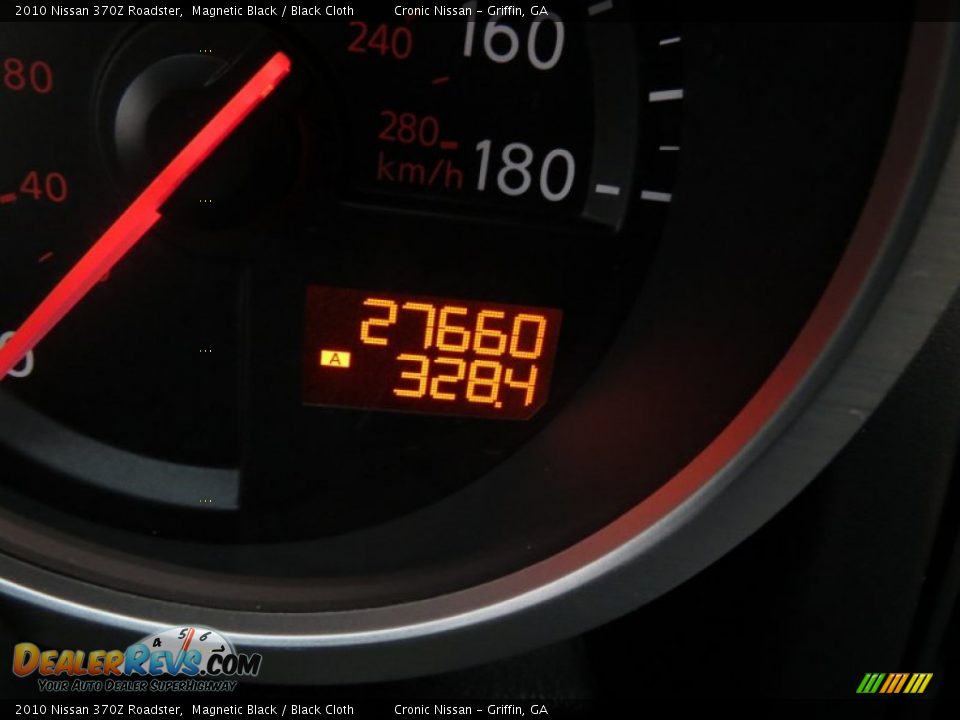 2010 Nissan 370Z Roadster Magnetic Black / Black Cloth Photo #19