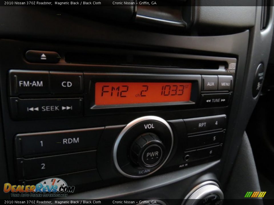 2010 Nissan 370Z Roadster Magnetic Black / Black Cloth Photo #21