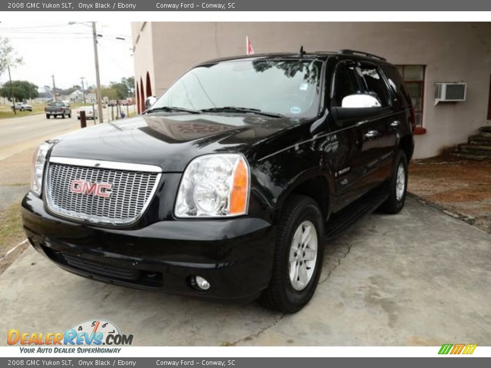 2008 GMC Yukon SLT Onyx Black / Ebony Photo #1