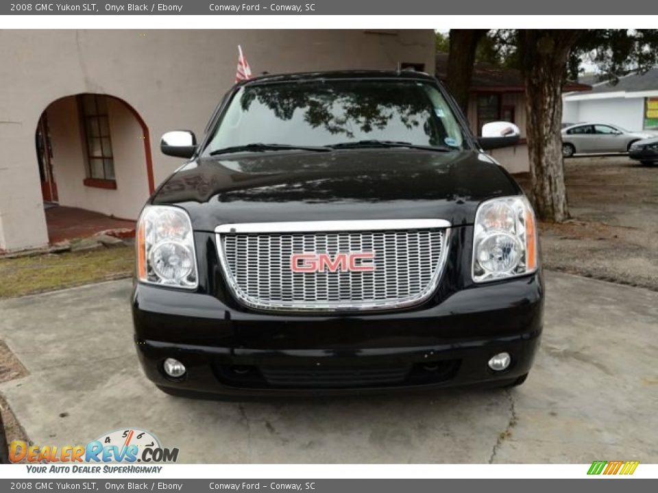 2008 GMC Yukon SLT Onyx Black / Ebony Photo #2