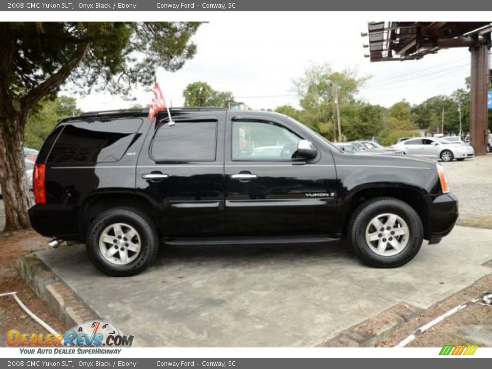 2008 GMC Yukon SLT Onyx Black / Ebony Photo #4
