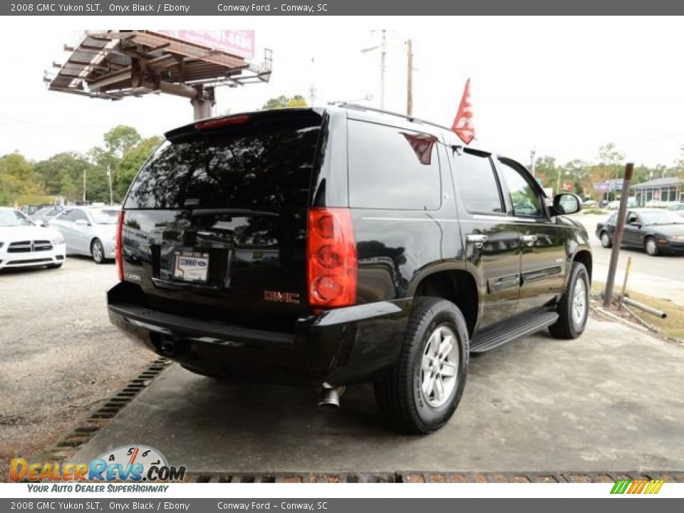 2008 GMC Yukon SLT Onyx Black / Ebony Photo #5