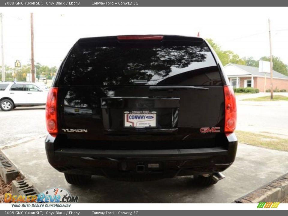 2008 GMC Yukon SLT Onyx Black / Ebony Photo #6