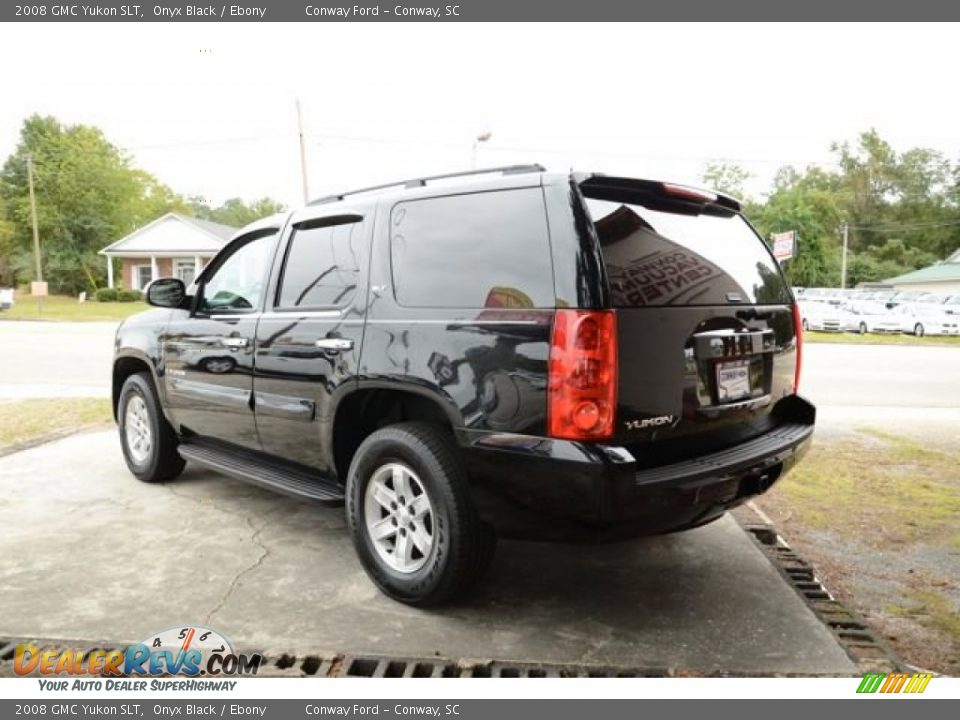 2008 GMC Yukon SLT Onyx Black / Ebony Photo #7